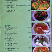 menu at Boddhi Garden Vegetarian Restaurant in Kathmandu