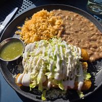 Flautas papas at La Nieta Vegan Cafe & Market in Chicago