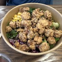 Tofu (not sure if batter is vegan)   at Mizu to-go in Vaduz