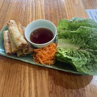 Vegan spring rolls   at Friends of Pho Williamstown in Williamstown