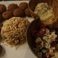 Plato Falafel at El Punto Veggie in Salento
