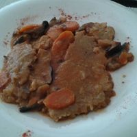 Fricandó de setas at Cor Verd in Igualada