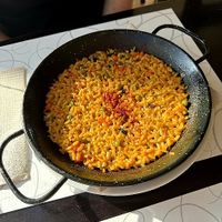 Paella at Cor Verd in Igualada