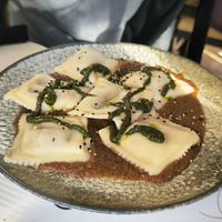 Raviolis at Cor Verd in Igualada