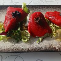Brandada d'algues amb pebrots del piquillo at Cor Verd in Igualada