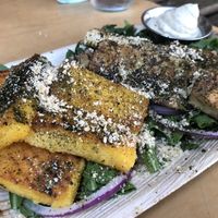 Polenta at Alegria in Tel Aviv