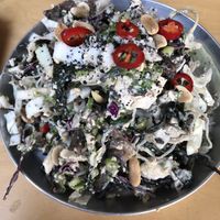 Salad at Alegria in Tel Aviv