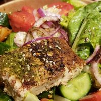 Fatoush Salad at Alegria in Tel Aviv