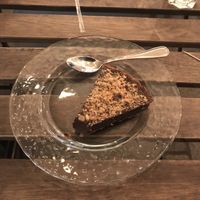 Ganache cake at Alegria in Tel Aviv