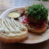 Burger at Alegria in Tel Aviv