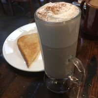 mellow elixir (sweet spiced milk with cinnamon & vanilla) at Tillie Gort's Cafe in Pacific Grove