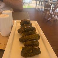 Stuffed vine leaves (dolmadakia )  at Kri-Kri Restaurant in Chania