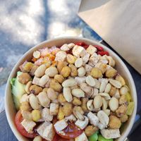 1 vegan bowl composition at Family poke vielha in Viella