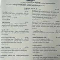 Brunch menu  at Cafe One in Fort Bragg