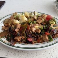 Hippie Scramble with Tofu  at Cafe One in Fort Bragg