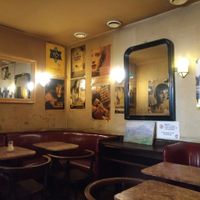 Inside at Cafe Kafka in Vienna