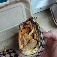  Coconut Buffalo Seitan Wrap at No Bones About It - Food Truck in Seattle