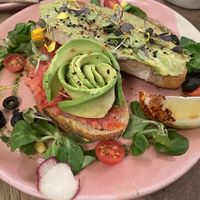 Avocado toast  at Brunchit Madrid Chueca in Madrid