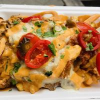 Loaded Parma chicken fries (+ jalapeños per request)  at MARIA in Berlin