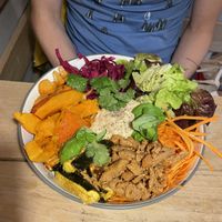 Healthy salad bowl at MARIA in Berlin