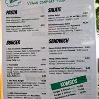 Menu page at MARIA at MARIA in Berlin