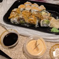 Mountain roll and Kamakazi inari roll at Sushiko in Jacksonville