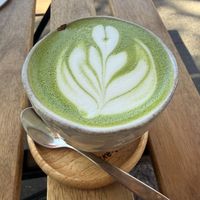 Soy matcha latte  at MaMUKI in Glebe