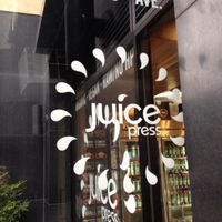 Front door at Juice Press - Upper East Side in New York City