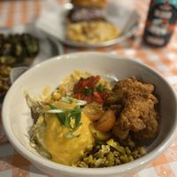 “Chicken bowl” at Dharma Southern Chick'n in Orlando