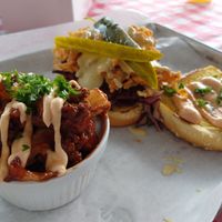 Burger at Dharma Southern Chick'n in Orlando