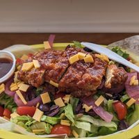 BBQ Salad at Dharma Southern Chick'n in Orlando