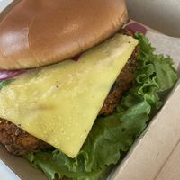 Caesar chickn sandwich   at Dharma Southern Chick'n in Orlando