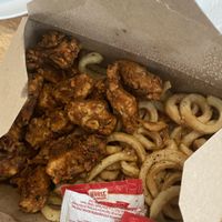 Adult nuggs and fries  at Dharma Southern Chick'n in Orlando