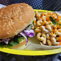 Second trip here, went for the Nashville this time, and Buffalo Mac and cheese again. Perfect. at Dharma Southern Chick'n in Orlando