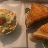 perfect comfort food! at Dharma Southern Chick'n in Orlando