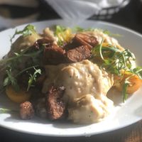 Biscuits and Gravy at Dharma Southern Chick'n in Orlando