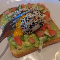 Look at that yolk 👀 at Veggie Grill by Next Level - Tustin Marketplace in Irvine