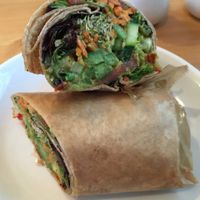 veggie wrap at Green Cup Cafe in Fort Myers