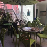 Cool, comfortable, green outdoor area. at Green Cup Cafe in Fort Myers