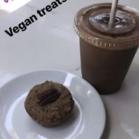 Vegan Protein Shake and Banana Pecan Muffin!  at Green Cup Cafe in Fort Myers