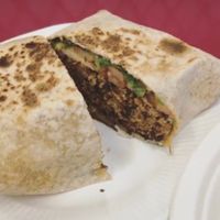 Wrap de soja y algas. Muy rico. at kVegan in Tenerife