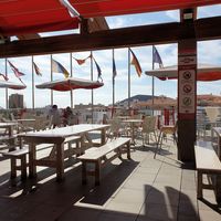 Auf der Sonnenterrasse zum Essen at kVegan in Tenerife