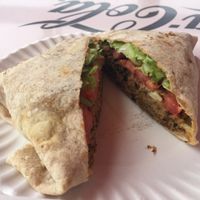 Falafel wrap at kVegan in Tenerife