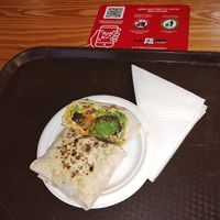 Falafel wrap €8 all home made. Massive. at kVegan in Tenerife