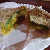 Best option in my opinion, the Feliz Pollo wrap! at kVegan in Tenerife