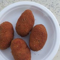 Croquettes at kVegan in Tenerife