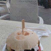 Seaweed burger at kVegan in Tenerife