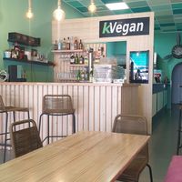 Interior del local at kVegan in Tenerife