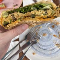 Tofu wrap  at kVegan in Tenerife