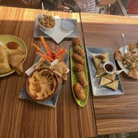 We had several great tastes at Kvegan. Hummus, Rusian salad, tortilla, croquettes ed     at kVegan in Tenerife